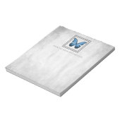 Bloc-notes personnalisé Papillon bleu (Tourné)