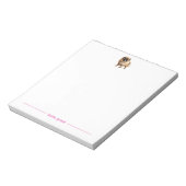 Bloc-notes personnalisé Pekingese (Tourné)