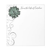 Bloc-notes personnalisé Plante réussi (Devant)