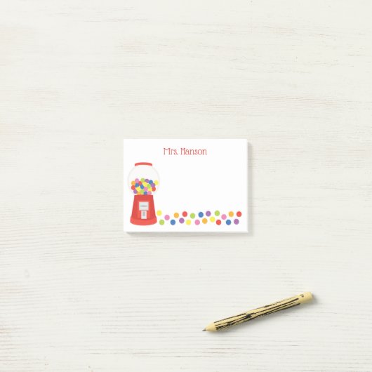 Bloc-notes personnalisé post-it (Sur un bureau)