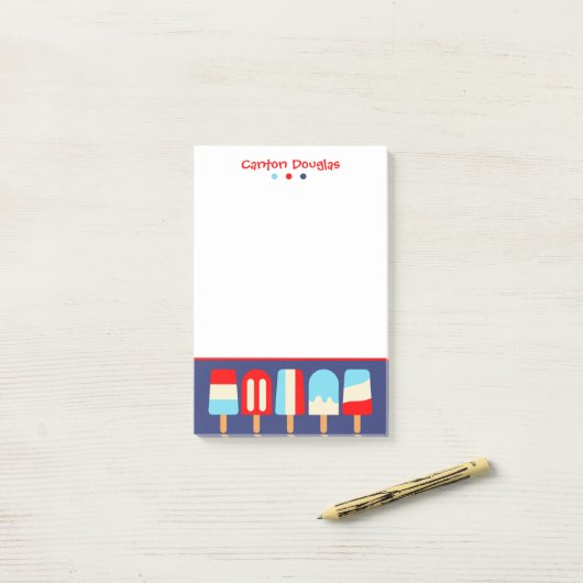 Bloc-notes personnalisé post-it (Sur un bureau)