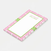 Bloc-notes personnalisé post-it Bambou et Grosgrai (Incliné)