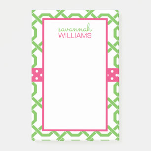 Bloc-notes personnalisé post-it treillis et graine