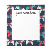 Bloc-notes personnalisé pour Chevaux de Dala (Devant)