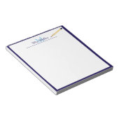 Bloc-notes personnalisé pour enseignant avec crayo (Incliné)