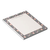 Bloc-notes personnalisé pour enseignant avec fleur (Incliné)