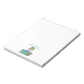 Bloc-notes personnalisé pour enseignant avec livre (Tourné)