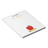Bloc-notes personnalisé pour enseignants, Bloc-not (Incliné)