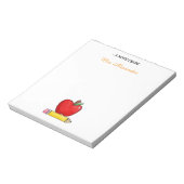 Bloc-notes personnalisé pour enseignants, Bloc-not (Tourné)