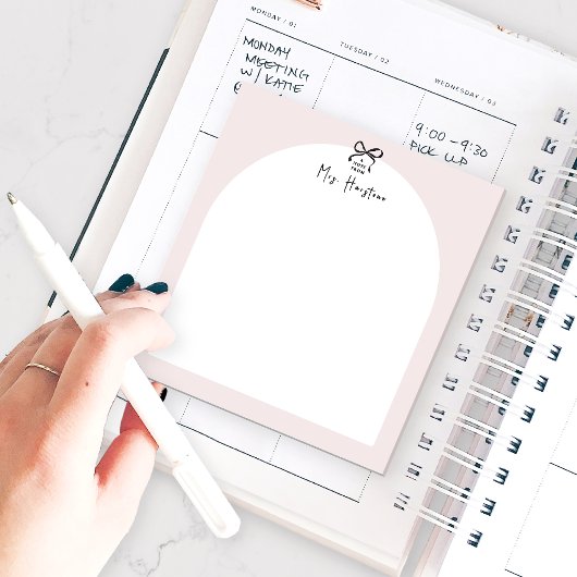 Bloc-notes personnalisé pour la conception de la b