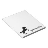 Bloc-notes personnalisé pour le cheval (Incliné)