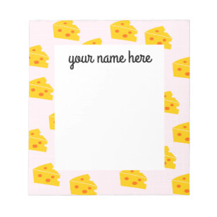 Bloc-notes personnalisé pour le fromage