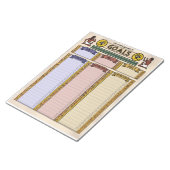 Bloc-notes personnalisé pour le planificateur de b (Incliné)