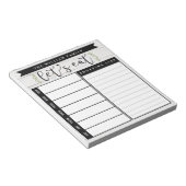 Bloc-notes personnalisé pour le planificateur de r (Incliné)