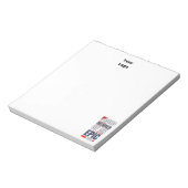 Bloc-notes personnalisé pour le travail d'équipe (Tourné)