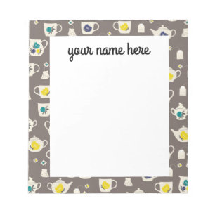 Bloc-notes personnalisé pour les amateurs de thé