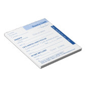 Bloc-notes personnalisé pour les parents des élève (Incliné)