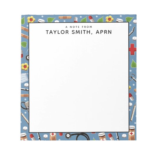 Bloc-notes personnalisé pour l'idée de cadeau infi (Devant)