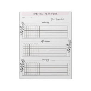 Bloc-notes personnalisé pour planificateur quotidi