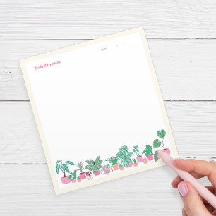 Bloc-notes personnalisé pour plante d'intérieur