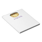 Bloc-notes personnalisé pour sandwich Falafel Pita (Incliné)
