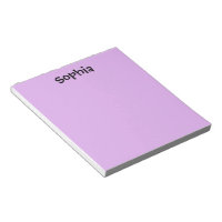 Bloc-notes personnalisé pourpre