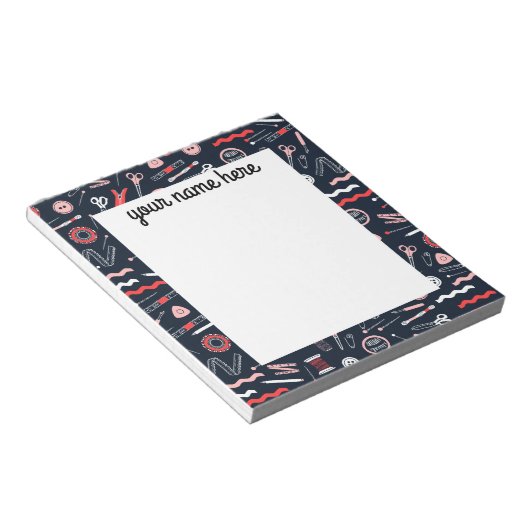 Bloc-notes personnalisé Seamstress (Incliné)