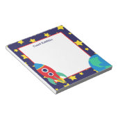 Bloc-notes personnalisé Space Rocket (Incliné)
