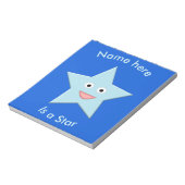Bloc-notes personnalisé Star Celebration Star (Tourné)