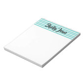 Bloc-notes PERSONNALISÉ STRIPED (Tourné)