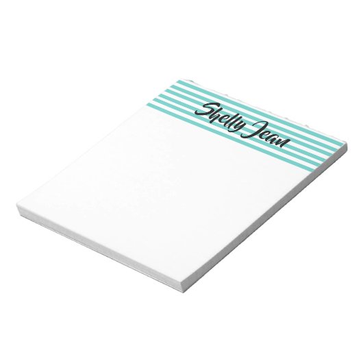 Bloc-notes PERSONNALISÉ STRIPED (Tourné)