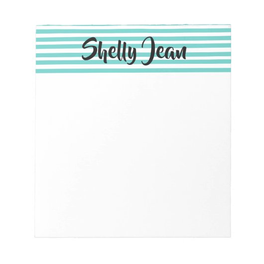 Bloc-notes PERSONNALISÉ STRIPED (Devant)