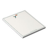 Bloc-notes personnalisé sur le colibri (Incliné)