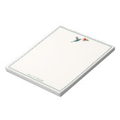 Bloc-notes personnalisé sur le colibri (Tourné)