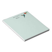 Bloc-notes personnalisé sur le colibri (Incliné)