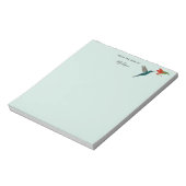 Bloc-notes personnalisé sur le colibri (Tourné)