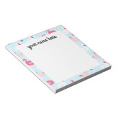 Bloc-notes personnalisé Unicorn Pool Flotte (Incliné)