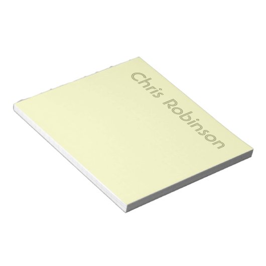 Bloc-notes personnalisé vert (Incliné)