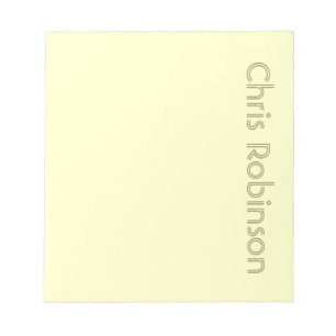 Bloc-notes personnalisé vert