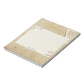 Bloc-notes personnalisé vintage (Tourné)