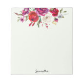 Bloc-notes personnalisé VOTRE SMS Cadeau pour elle (Devant)