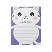 Bloc-notes personnel pour enfants Kitty Cat Cube (Tourné)