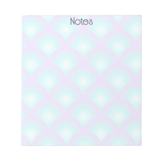Bloc-notes pétoncle Ombre Bleue (Devant)