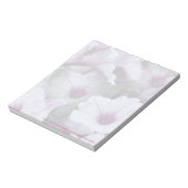 Bloc-notes Pétunias Rose Et Blanc (Tourné)
