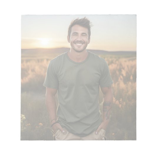 Bloc-notes photo personnalisé (Devant)