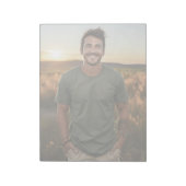 Bloc-notes photo personnalisé (Tourné)