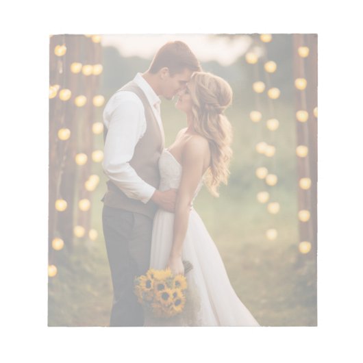 Bloc-notes photo personnalisé (Devant)