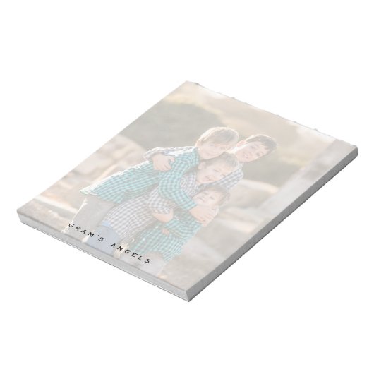 Bloc-notes photo personnalisé, photo complète | ef (Tourné)