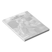 Bloc-notes photo, photo complète noir et blanc (Incliné)