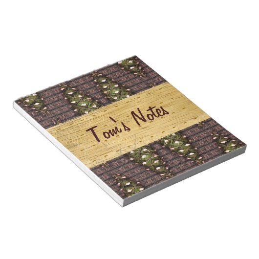 Bloc-notes Pinewood par Alexandra Cook (Incliné)